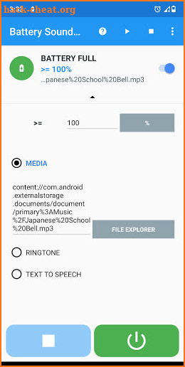 Battery Sound Notification (Lite) screenshot