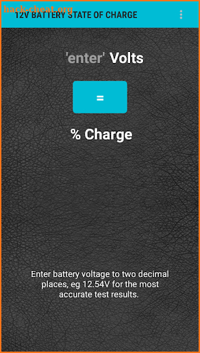 Battery State Of Charge screenshot