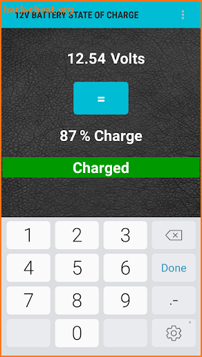 Battery State Of Charge screenshot