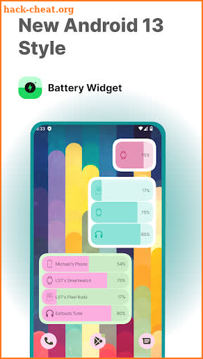 Battery Widget - Android 12 screenshot