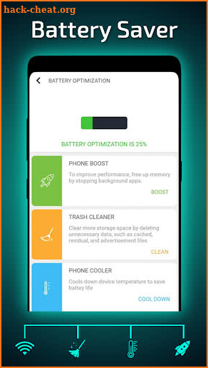 BatteryDoc: battery saver, cleaner, booster screenshot