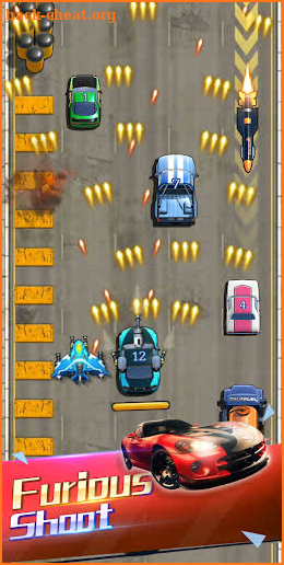 Battle Car Shooter : Furious Traffic Blast screenshot