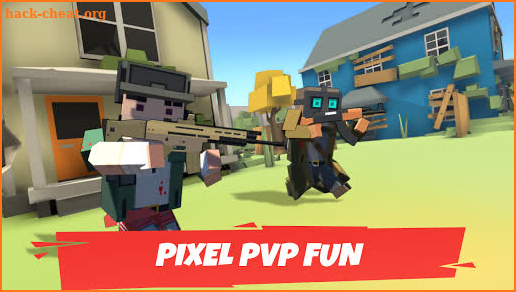 Battle Gun 3D - Pixel Block Fight Online PVP FPS screenshot