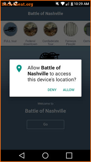 Battle of Nashville Driving Tour screenshot