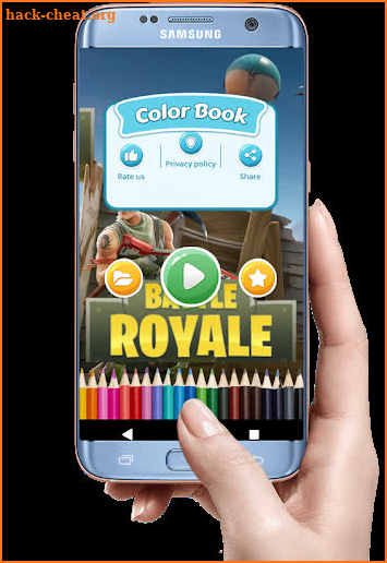 Battle Royale Coloring Book screenshot