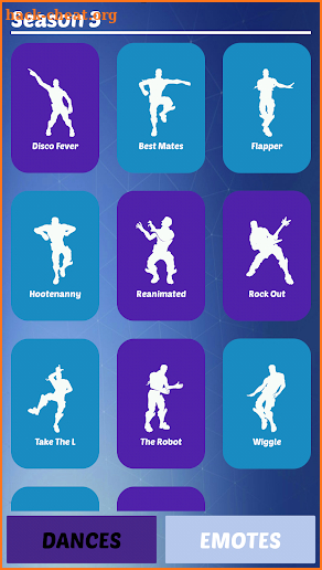 Battle Royale Dance Emotes For Fortnites (Ad-Free) screenshot