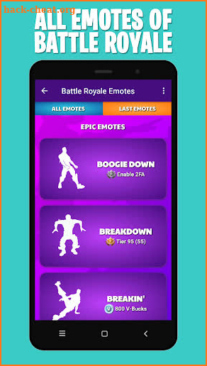 Battle Royale Emotes - All Dances 2019 screenshot