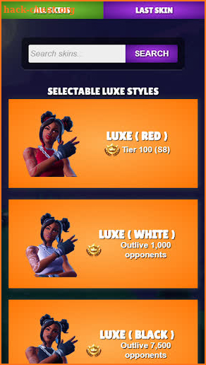 Battle Royale Skins - All Outfits 2019 screenshot