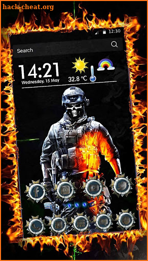 Battlefield, Fire Themes & Live Wallpapers screenshot