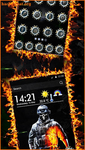 Battlefield, Fire Themes & Live Wallpapers screenshot