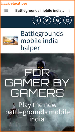 Battlegrounds mobile india helper screenshot