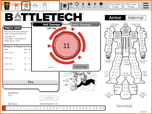 Battletech Tactical Companion screenshot