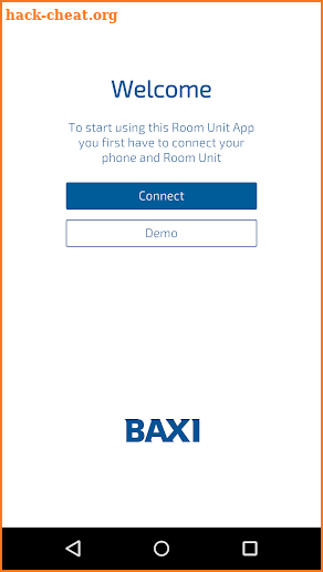 Baxi uSense smart thermostat screenshot