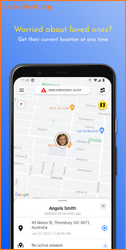 Baxta - Personal Safety App screenshot
