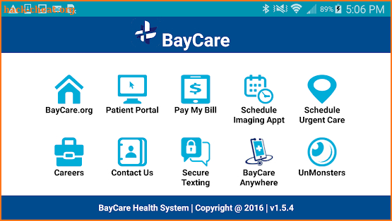 BayCare Health System screenshot