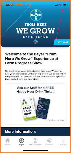 Bayer Events screenshot