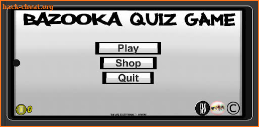 Bazooka Quiz Game screenshot