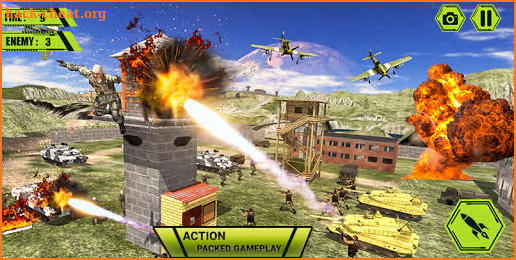 Bazuka Troops War Simulator screenshot