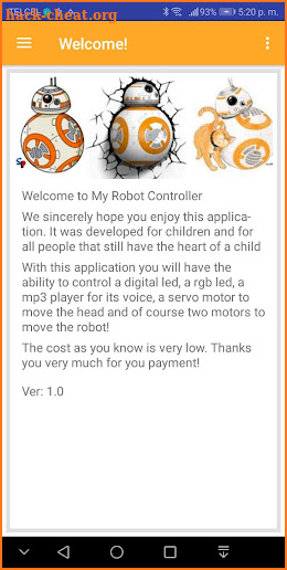 BB8 Controller screenshot