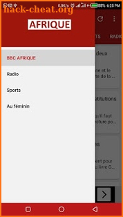 BBC Afrique screenshot
