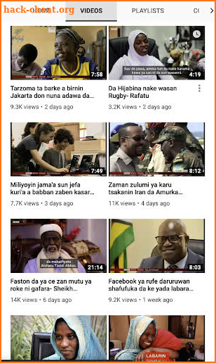 BBC Hausa screenshot