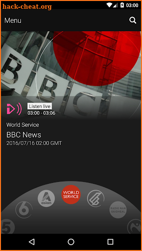 BBC iPlayer Radio screenshot