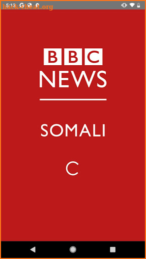 BBC News Somali screenshot