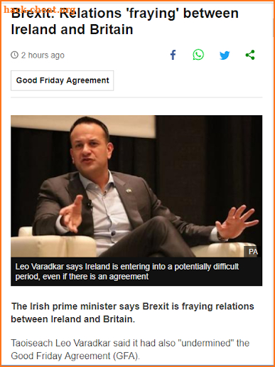 BBC Northern Ireland screenshot