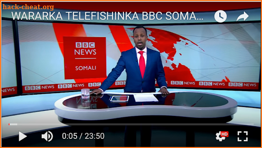 BBC Somali TV screenshot