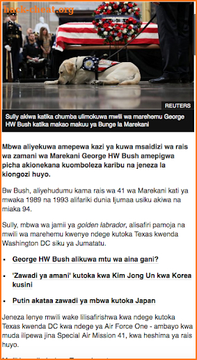 BBC Swahili dira ya dunia TV screenshot