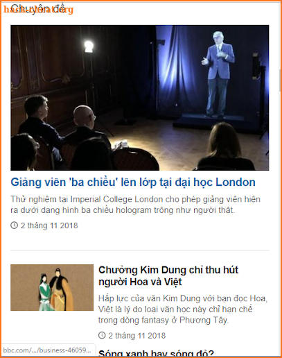 BBC Tiếng Việt screenshot