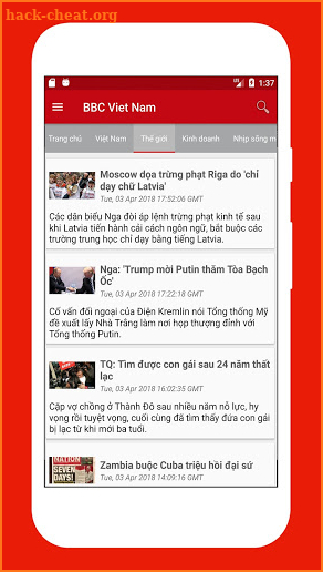 BBC  VietNam News - BBC Tieng Viet screenshot