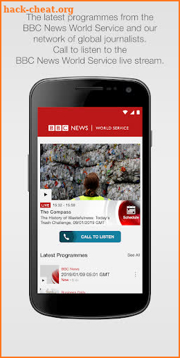 BBC World Service screenshot