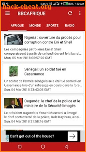 BBCAfrique screenshot