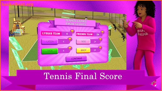 B'Bop and Friends 3D Tennis Game screenshot