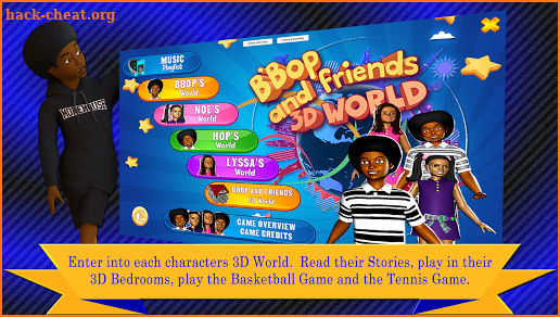 B'Bop and Friends 3D World Moble Game for Children screenshot