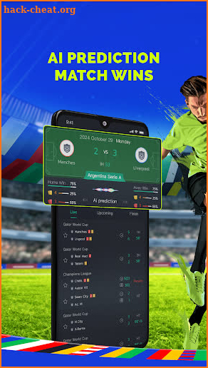 BBScore AI Football Live Score screenshot