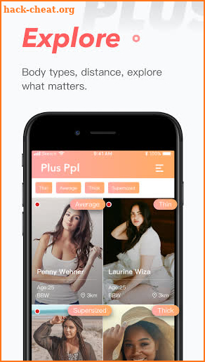 BBW Dating, Curvy Singles Meet - Plusr screenshot