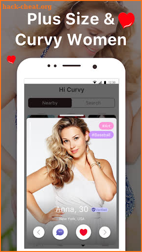 BBW Dating Hookup: Plus Size Elite Curvy Singles screenshot