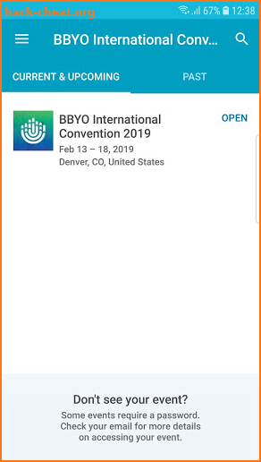BBYO International Convention screenshot