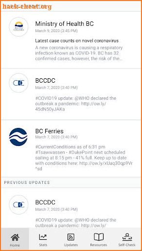 BC COVID-19 Support screenshot