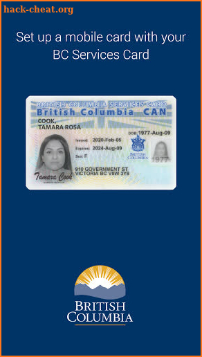 BC Services Card screenshot