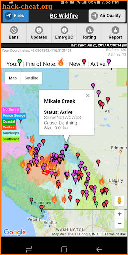 BC Wildfire screenshot