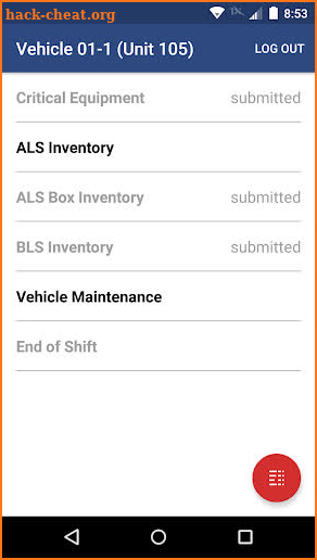 BCA Inventory screenshot