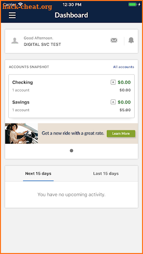 BCU Mobile Banking screenshot