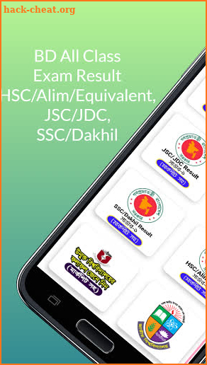 BD Exam Result - PSC, JSC, SSC, HSC, NU screenshot