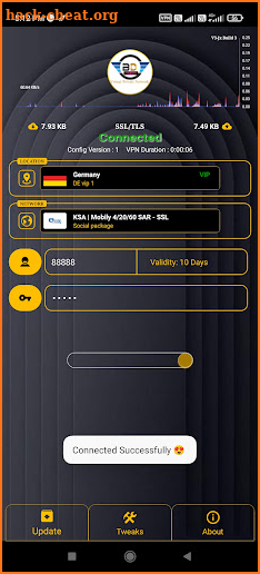 BD Gold VPN screenshot