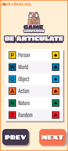 Be Articulate - Game Companion screenshot