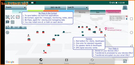 Be-Maps Trial screenshot