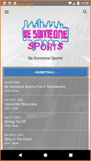Be Someone Sports screenshot